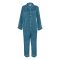 Basix Women's 2-Piece Pajama Set Night Suit, Silk Shirt & Trouser, Steel Blue, SW-108