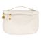 PU Leather Transparent Makeup Bag, Travel Cosmetic Organizer, White, AF-63