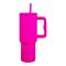 Plain Stainless Steel Vacuum Insulated Tumbler With Lid & Straw, 1800ml, Mature Pink