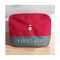 Empty Emergency First Aid Medical Kit, Medicine Storage Bag For Home & Travel, Red