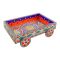 Star Shine Truck Art Chamakpatti Wheel Tray - Orange