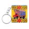 Star Shine Truck Art Truck Keychain - Yellow