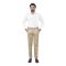 Basix Regular Fit Cotton Formal Dress Pant, Khaki