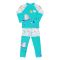 Kids 2-Piece Swimsuit, Swimwear Bathing Suit For 7-9 Years, P2418-17XY