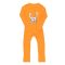 Kids 1-Piece Swimsuit with Cap, Swimwear Bathing Suit For 5-6 Years, Orange, Z047