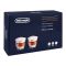 DeLonghi Cappuccino Double Wall Thermal Glasses, Set of 6 (270ml), DLSC301