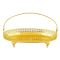 Alpen Berg Oval Serving Basket, Ideal For Table Décor, Orchid Gold, CD5515