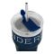 Stainless Steel Insulated Mini Travel Coffee Tumbler with Straw, 600ml, Dark Blue, (80073/CY-0702) 0001250