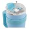 Stainless Steel Insulated Travel Coffee Tumbler with Handle & Straw Lid, Light Blue, (9209) 0001184