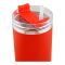 Stainless Steel Insulated Travel Coffee Tumbler with Handle & Straw Lid, Red, (1971-1) 0000985