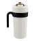 Stainless Steel Insulated Cup & Travel Coffee Mug with Temperature Display, 650ml, Black & White (8007) 0000982