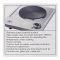 Anex Deluxe Hot Plate, Electric Cooker, 1500W, Silver, AG-3061