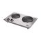 Anex Deluxe Hot Plate, Electric Cooker, 1500W+1000W, Silver, AG-3062