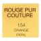 Yves Saint Laurent Rouge Pur Couture Satiny Radiance Lipstick, 3.8g, 154 Orange Fatal