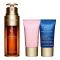 Clarins Paris Age-Defying Set: Face Double Serum 50ml+Multi-Active Day & Night Cream 15ml+Eye Serum 0.9ml, 4-Pack