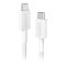 Anker 322 USB-C To USB-C Braided Cable (3ft, 60W), White, A81F5H21