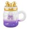 Bow Tie Ceramic Coffee & Tea Mug with Lid, Purple, MG -1