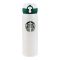 Starbucks Stainless Steel Thermos Water Bottle, 500ml, Green & Cream, I-9