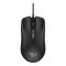 Alcatroz Asic 3 High-Resolution 1600 CPI USB Optical Wired Mouse, Black