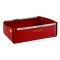 Elegant Leather Valet Tray Jewelry & Cosmetic Organizer, Maroon