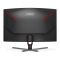 AOC 32" 3-Sided Frameless Design Curved QHD LED Gaming Monitor, Freesync Premium, 165Hz, CQ32G3SE