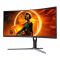 AOC 34" Frameless Curved LED Gaming Monitor, Freesync Premium, 165Hz, CU34G3S