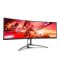 AOC 49" Frameless Curved LED Gaming Monitor, Freesync Premium Pro, 165Hz, AG493UCX2