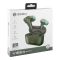 Zero Vibe Z Buds Wireless Earbuds, 40H Playtime, IPX4 Waterproof, Storm Green