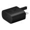 Samsung 25W Power Adapter (USB-C, 3-Pin), Fast Charging Wall Charger, Black