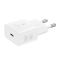 Samsung 25W Power Adapter (USB-C, 2-Pin), Fast Charging Wall Charger, White