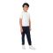 Basix Boys Navy Red & White Smart Casual Trouser, BYS-252