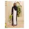 Affinity Double Layer Abaya + Hijab Set, With White Malai Inner