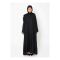 Affinity Basic Front Open Abaya + Hijab Set, Black