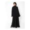 Affinity Basic Front Closed Abaya + Hijab Set, Black