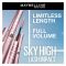 Maybelline New York Lash Sensational Sky High Waterproof Mascara, 02, Very Black, 6ml