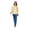 Basix Ladies Textured Fabric Lemon Western Shirt, LWS-26