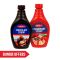 Fresh Street Strawberry Syrup + Chocolate Syrup, 624g Each, Bundle Offer