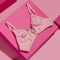 BeBelle TLP-Hearts Cotton Bra, Beyond Basics, Orchid Pink, 1311