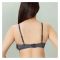 BeBelle Jullia Juvena Micro Stripe Bra, Fashion Forever, Charcoal, 1233