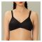 BeBelle Basic Cotton Bra, Black