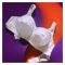 BeBelle Doria Cotton Embroidered Cotton Bra, Comfort & Control, White, 1032