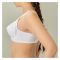 BeBelle Doria Cotton Embroidered Cotton Bra, Comfort & Control, White, 1032