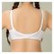 BeBelle Doria Cotton Embroidered Cotton Bra, Comfort & Control, White, 1032