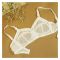 BeBelle Doria Lace Cup/Control Bra, Comfort & Control, White, 1579