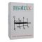 Matrix Nordic Style Wall Rectangle Shelf With Hooks