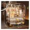 Matrix Desktop Transparent Cosmetic Organizer With Drawers, Large Capacity Makeup Organizer