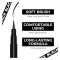 LAMEL Soft Brush Long Lasting Waterproof Eyeliner Pen, 401 Deep Black