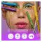 LAMEL OhMy Color Gel Eye Liner, Waterproof, Long-Lasting, 1.4g, 405 Violet