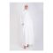 Affinity Basic Front Open Abaya + Hijab Set, White