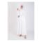 Affinity Basic Front Open Abaya + Hijab Set, White